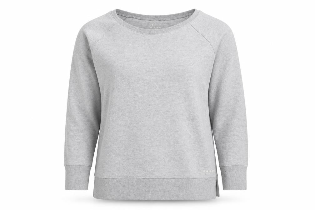 Souluxe Womens Grey   Pullover Sweatshirt Size L