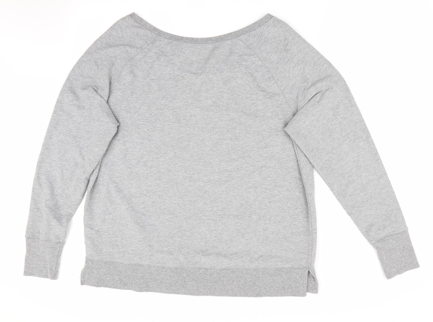 Souluxe Womens Grey   Pullover Sweatshirt Size L