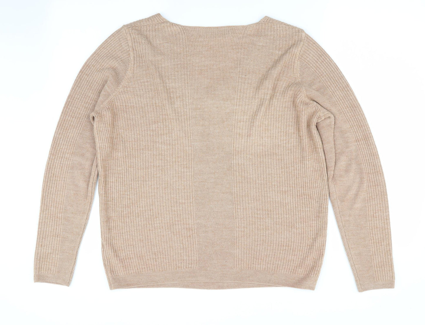 Marks and Spencer Womens Brown   Pullover Jumper Size 14