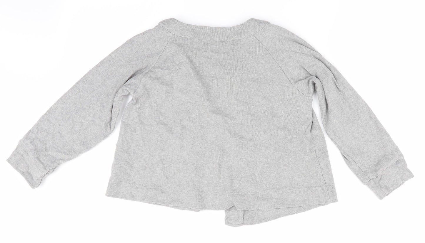 NEXT Girls Grey   Cardigan Jumper Size 9 Years