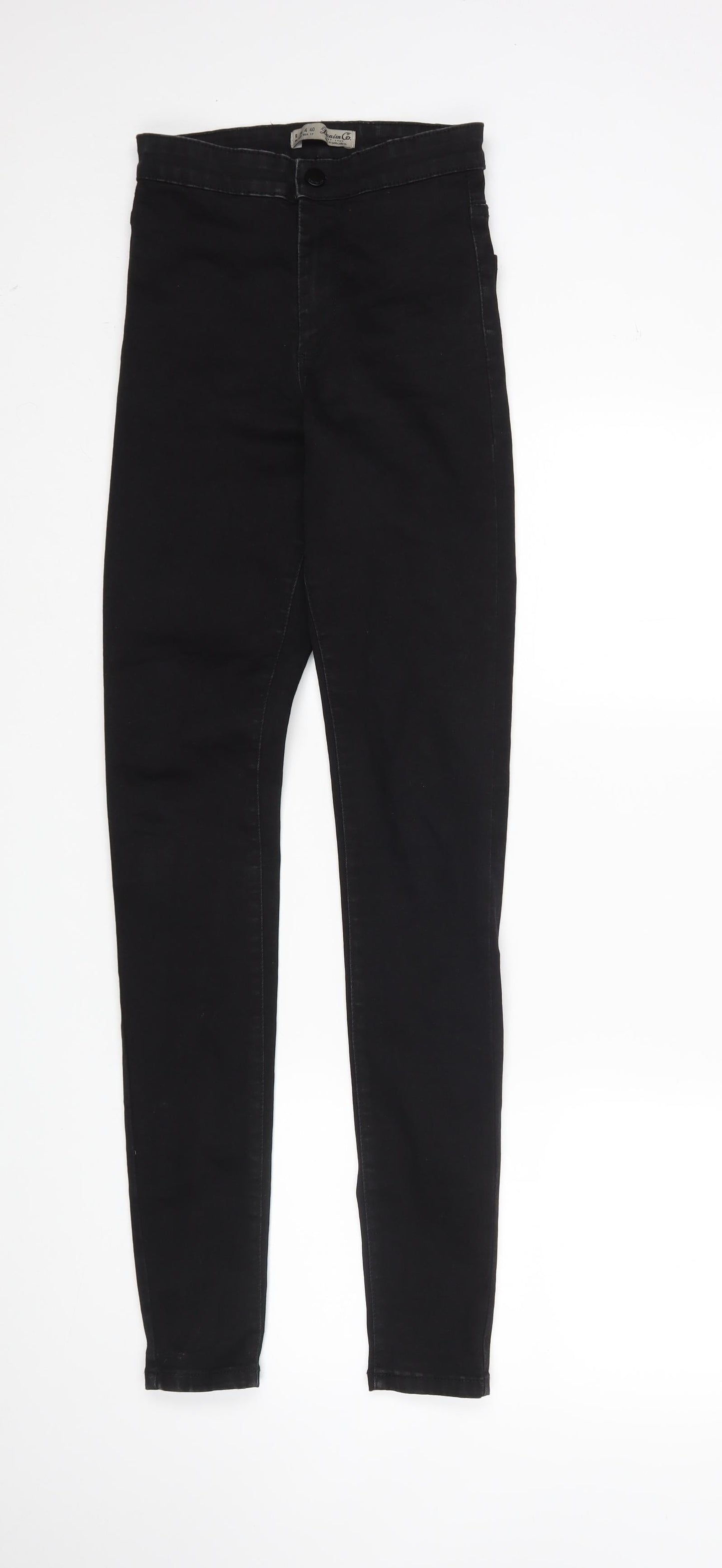 Denim Co Womens Black   Skinny Jeans Size 8 L32 in