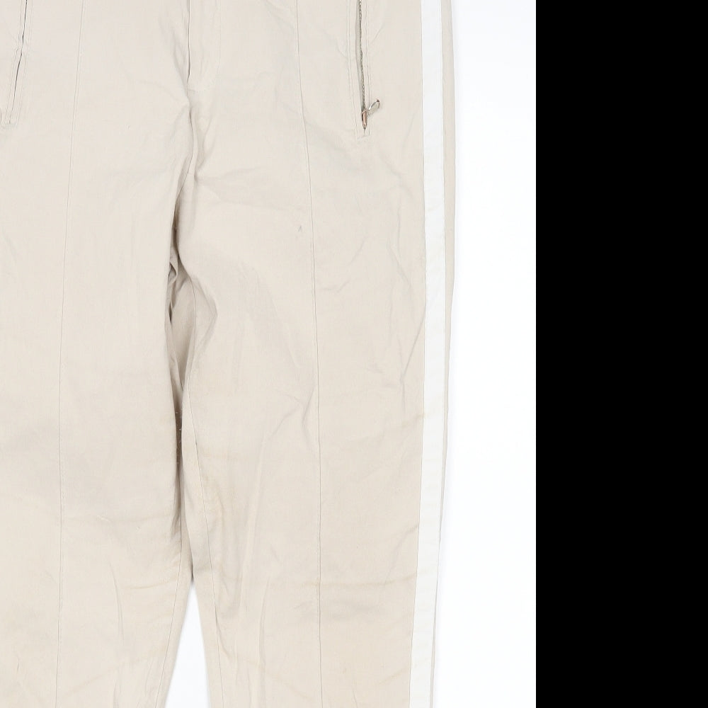 Street One Womens Beige   Chino Trousers Size 14 L27 in