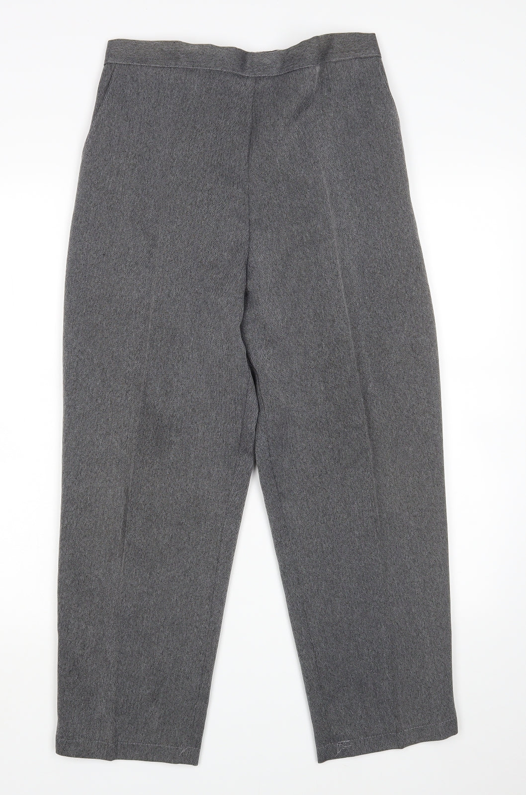 Preworn Womens Grey   Cropped Trousers Size 16 L25 in
