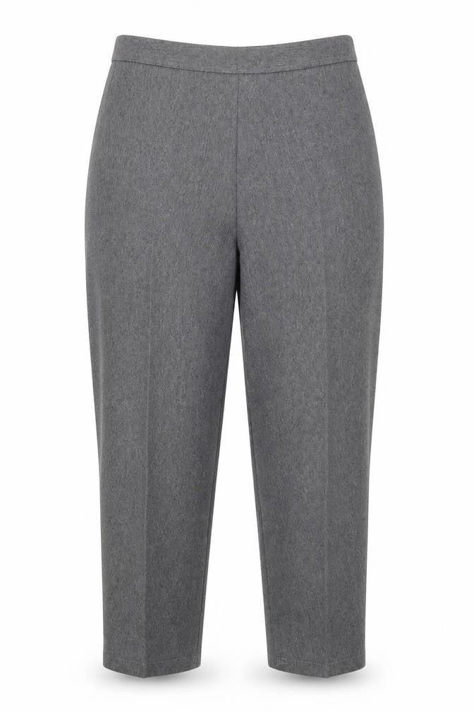 Preworn Womens Grey   Cropped Trousers Size 16 L25 in