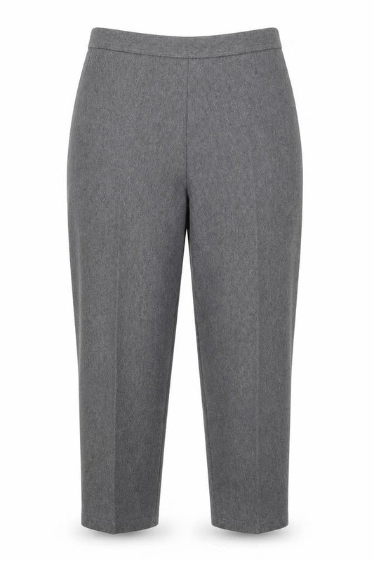 Preworn Womens Grey   Cropped Trousers Size 16 L25 in