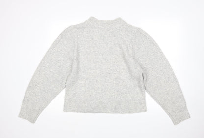 Preloved Topshp Womens Grey   Pullover Jumper Size L - Back