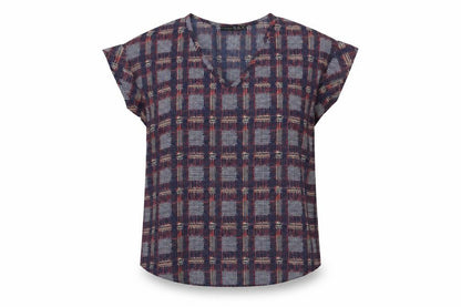 Atmosphere Womens Multicoloured Check  Basic Blouse Size 8