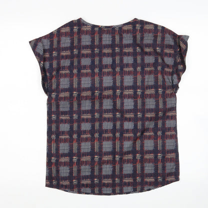 Atmosphere Womens Multicoloured Check  Basic Blouse Size 8