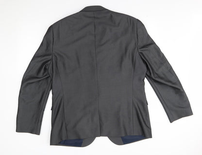 Preloved NEXT Mens Grey   Jacket Blazer - Back
