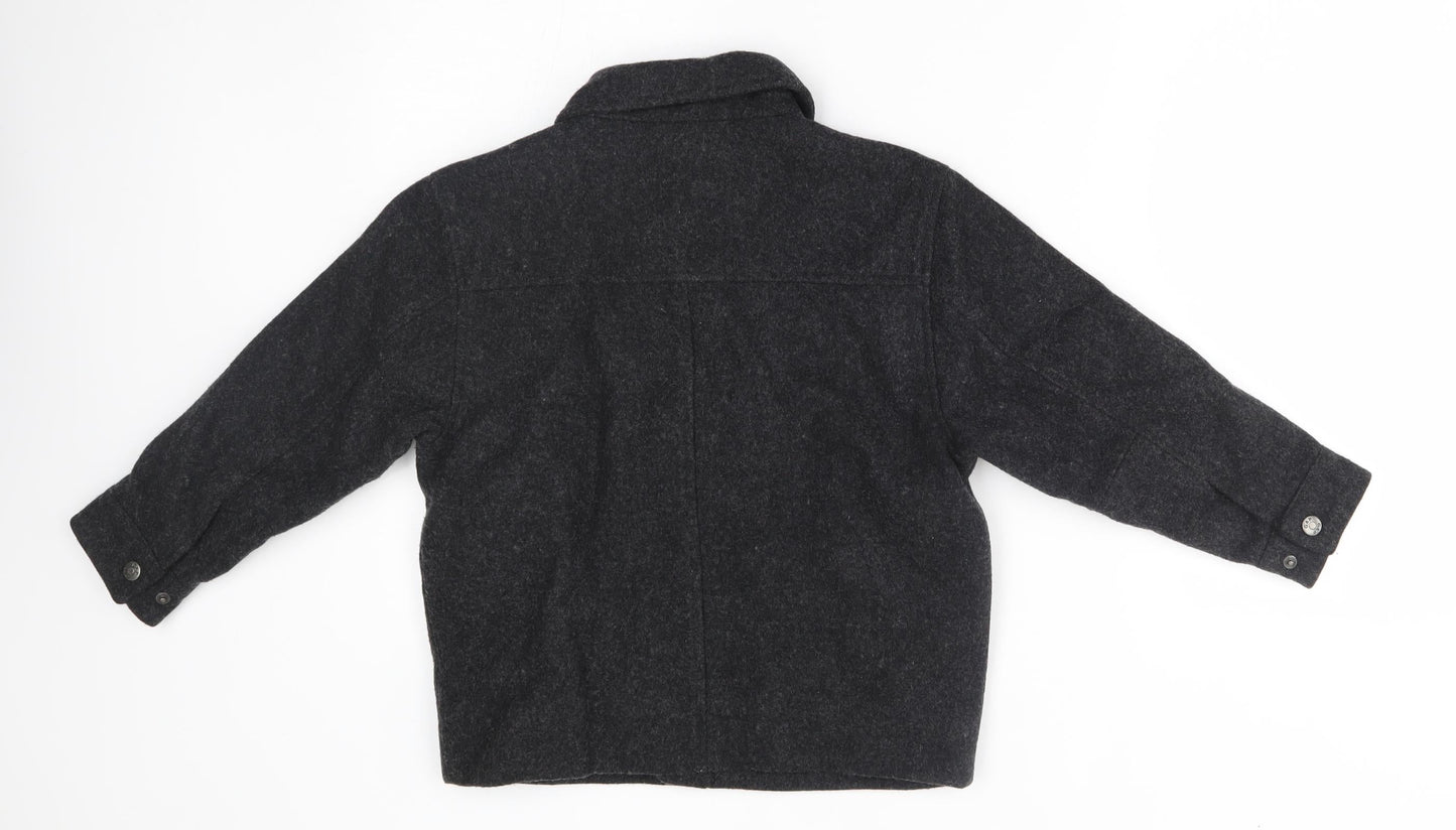 Gap Boys Grey   Overcoat Coat Size 5-6 Years