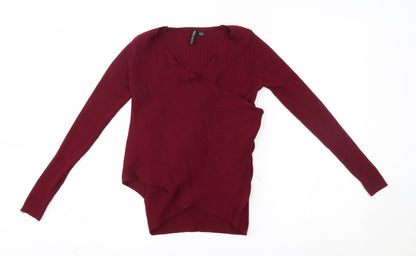 Capsule Womens Red Pullover Jumper One Size