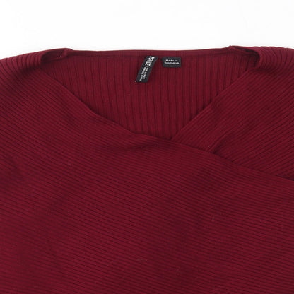 Capsule Womens Red Pullover Jumper One Size