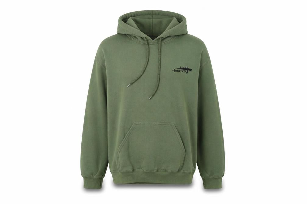 I Bravo 22 Womens Green   Pullover Hoodie Size S