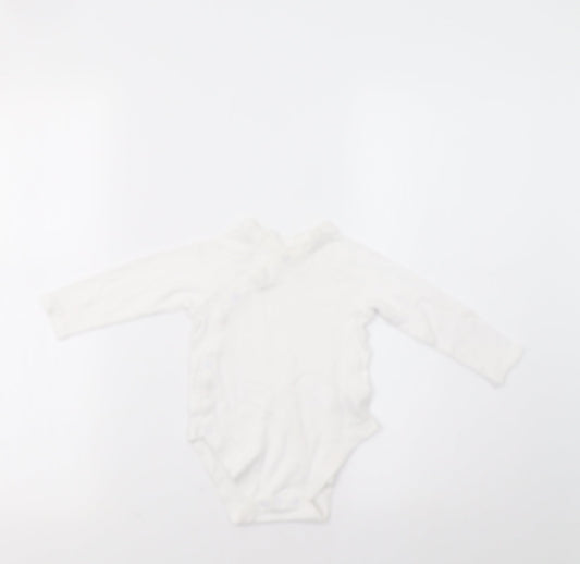 Baby Boutique Baby White   Leotard One-Piece Size 9-12 Months