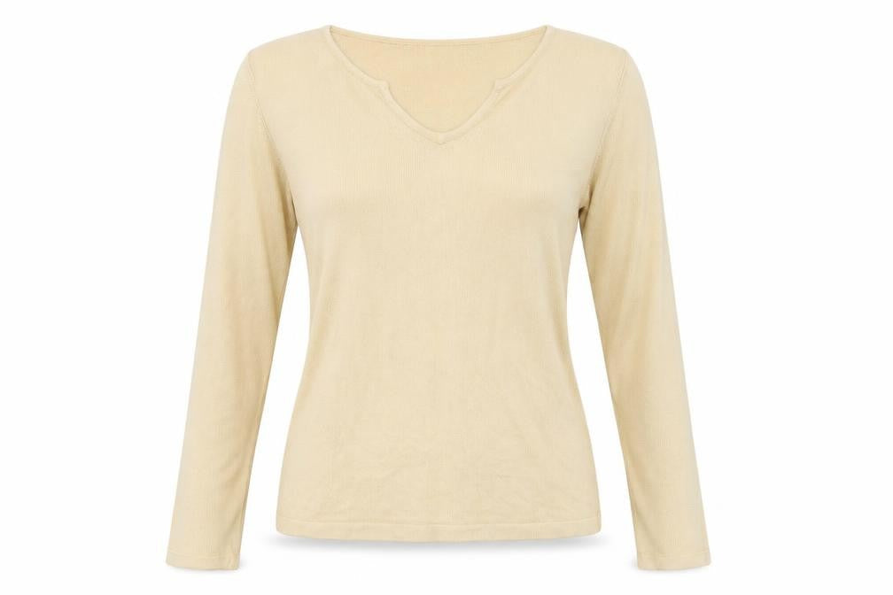 Debbie Morgan Womens Yellow   Pullover Jumper Size M