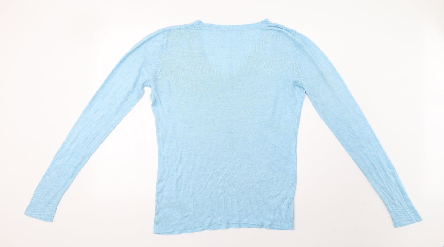 South Womens Blue   Pullover Jumper Size 14