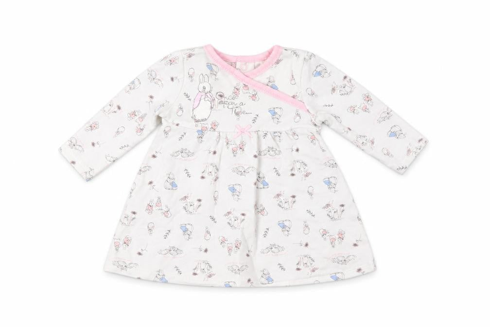 TU  White Floral  Fit & Flare  Size 3-6 Months  - Rabbit