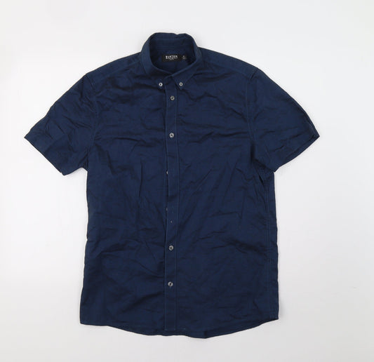 Burton Mens Blue    Button-Up Size M