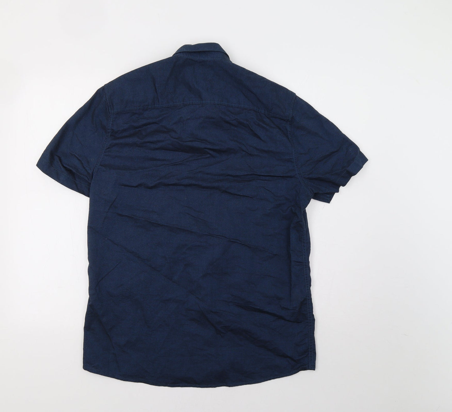 Burton Mens Blue    Button-Up Size M
