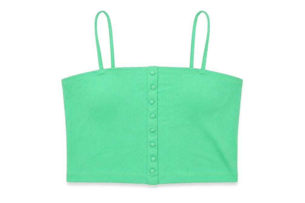 Primark Womens Green   Basic T-Shirt Size S