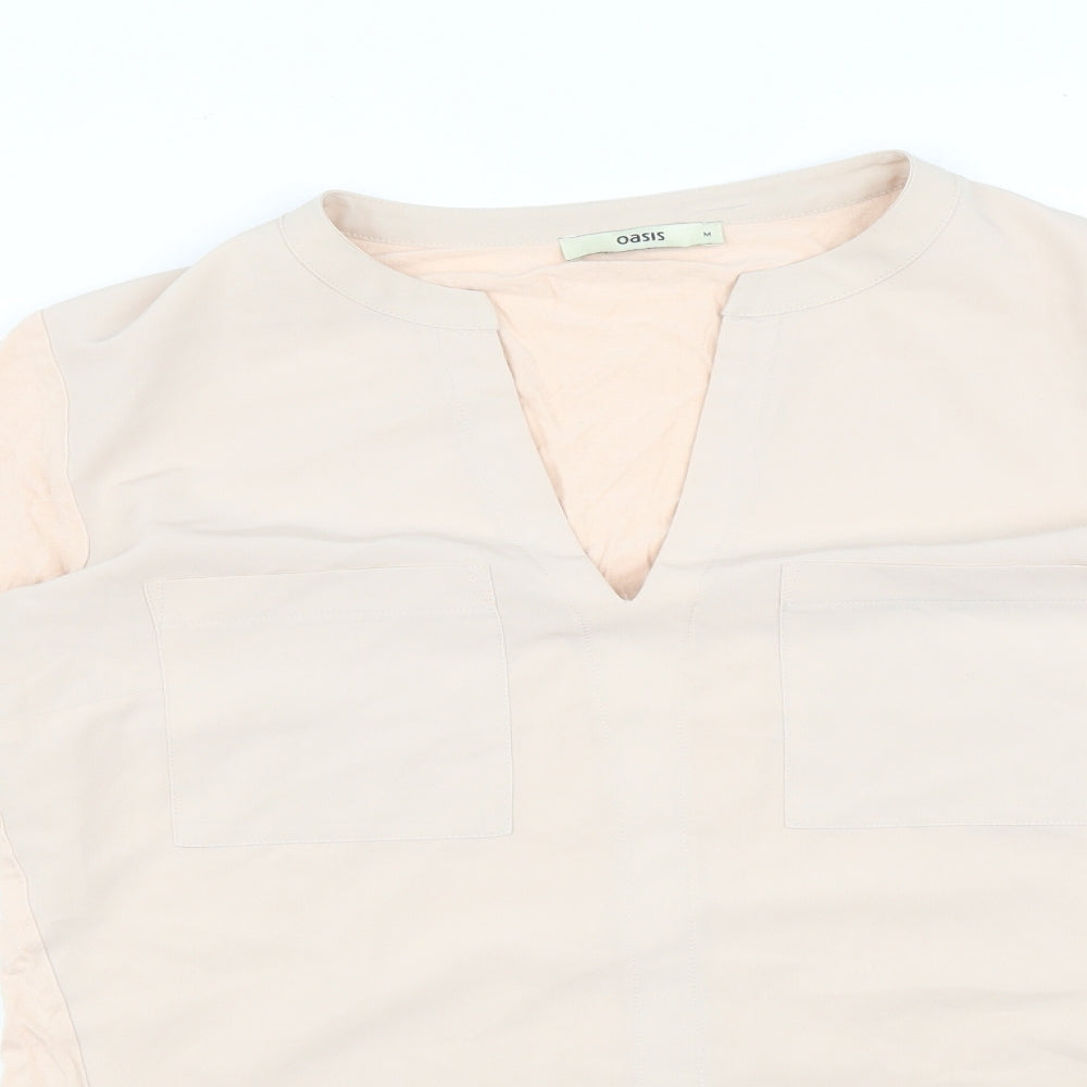 Oasis Womens Pink   Basic T-Shirt Size M