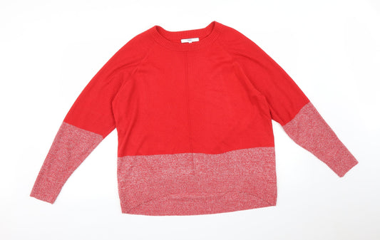 NEXT Womens Red   Pullover Sweatshirt Size M