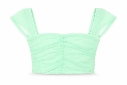 PRETTYLITTLETHING Womens Green   Basic T-Shirt Size 8