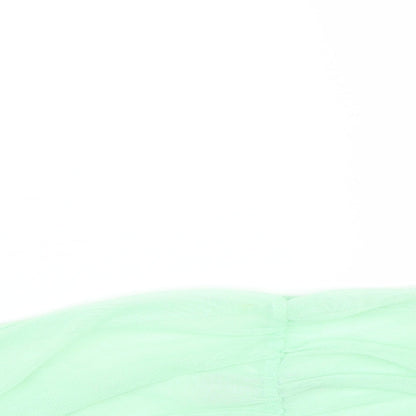 PRETTYLITTLETHING Womens Green   Basic T-Shirt Size 8
