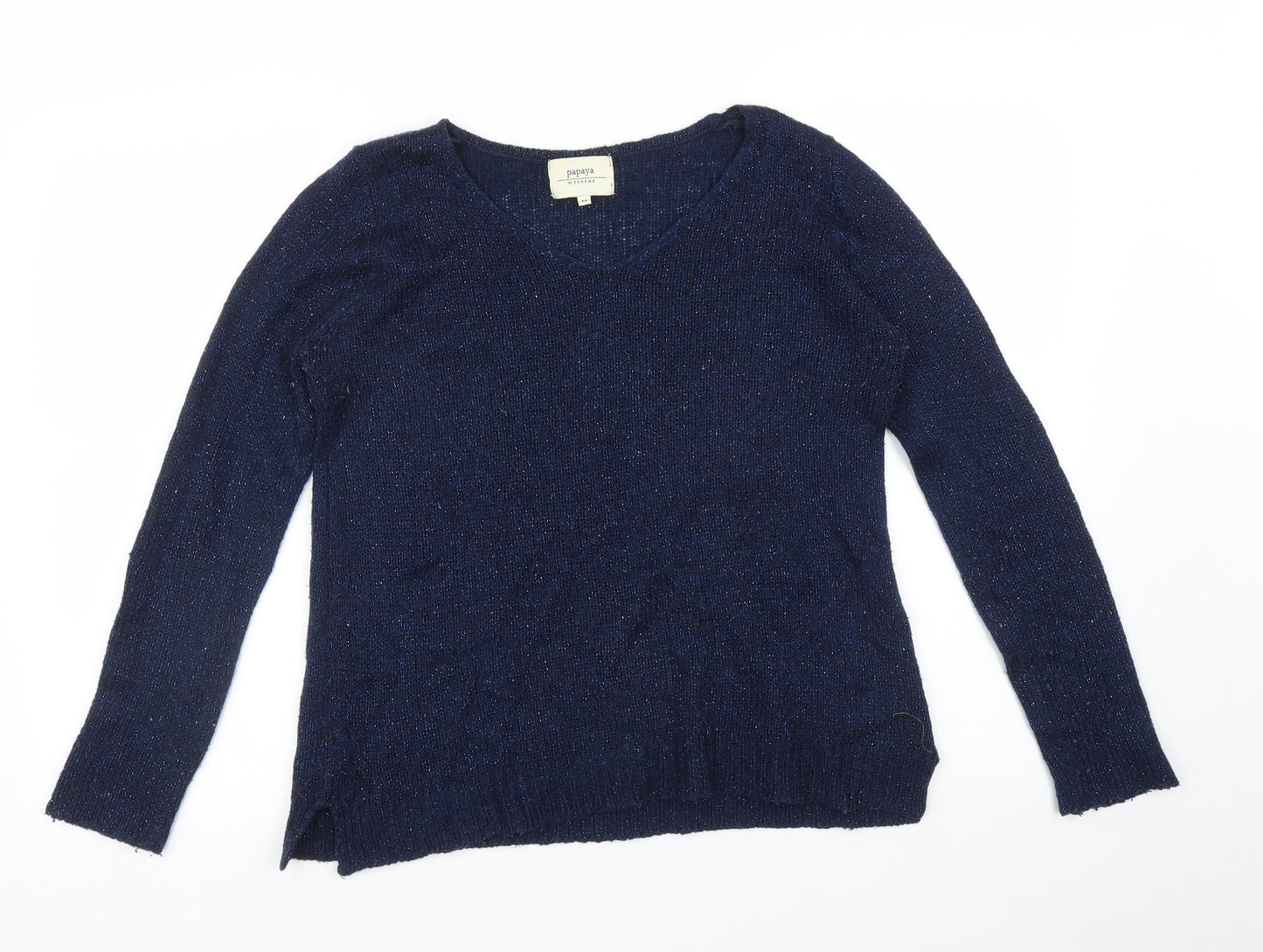 Papaya Womens Blue   Pullover Jumper Size M