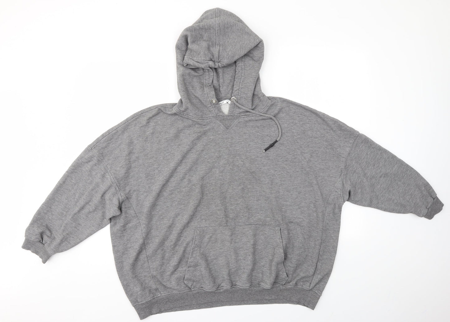 Only Womens Grey   Pullover Hoodie Size M