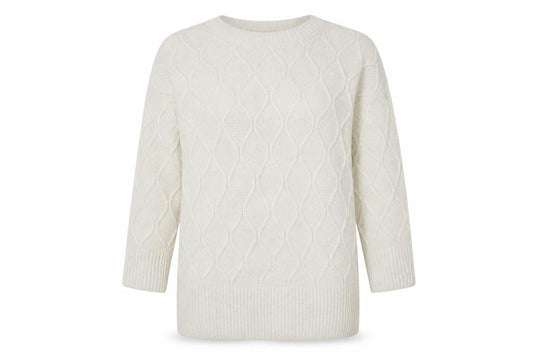 George Womens White   Pullover Jumper Size M