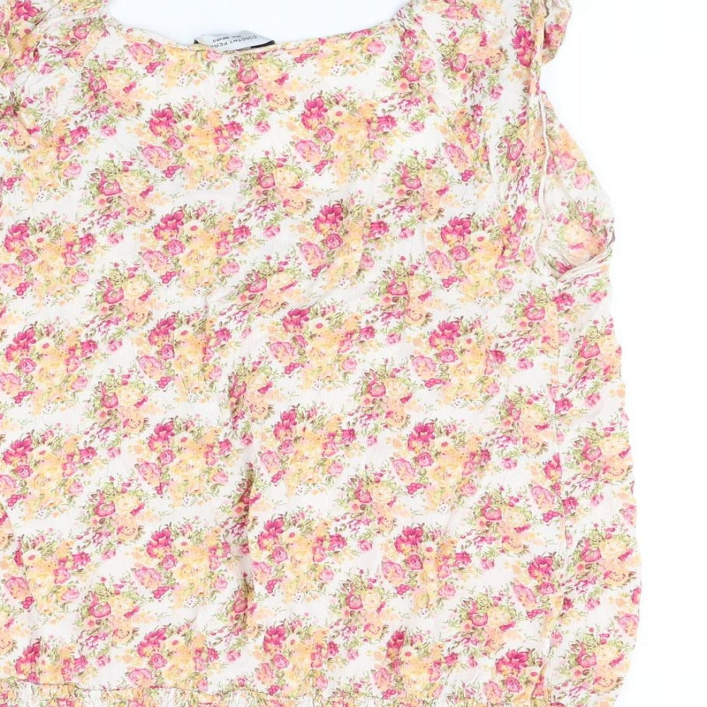 Dorothy Perkins Womens Multicoloured Floral  Basic Blouse Size 20