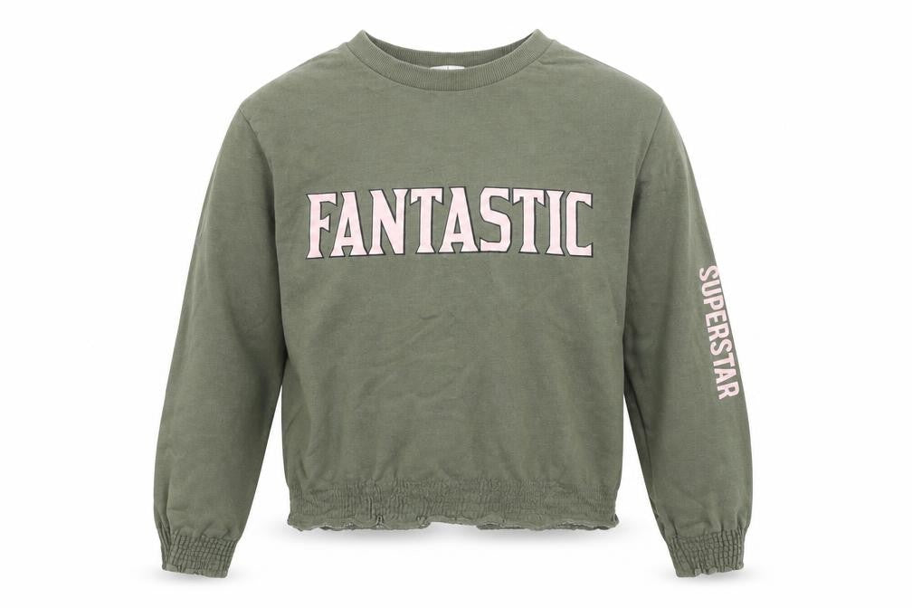 H&M Girls Green   Pullover Jumper Size 9-10 Years