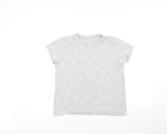 Primark Womens Grey    Pyjama Top Size M