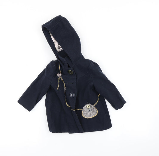 NEXT Baby Blue   Basic Coat Coat Size 9-12 Months