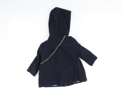 Next Baby Blue   Basic Coat Coat Size 9-12 Months