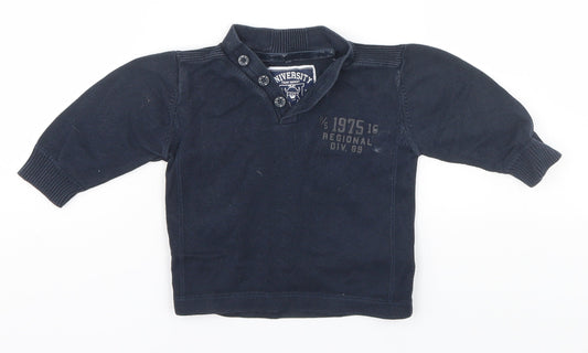 NEXT Baby Blue    Polo Size 9-12 Months