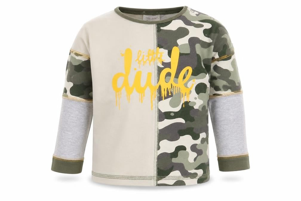 NEXT Baby Green Camouflage  Basic T-Shirt Size 9-12 Months  - Little Dude