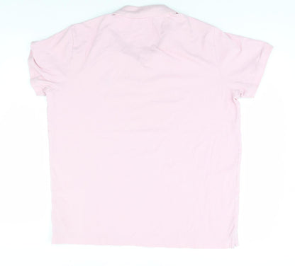 Preloved Easy Womens Pink   Basic Polo Size XL - Back