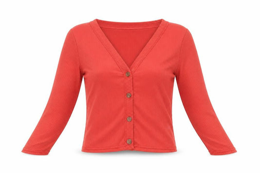 Miss Selfridge Womens Red   Cardigan Jumper Size 10