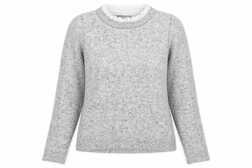 MNG Womens Grey   Pullover Jumper Size XS