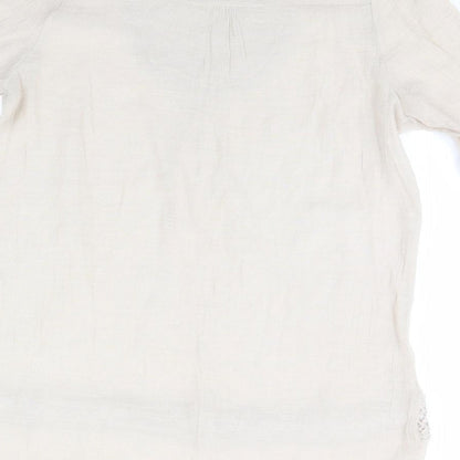 Style Womens Beige   Basic Blouse Size L