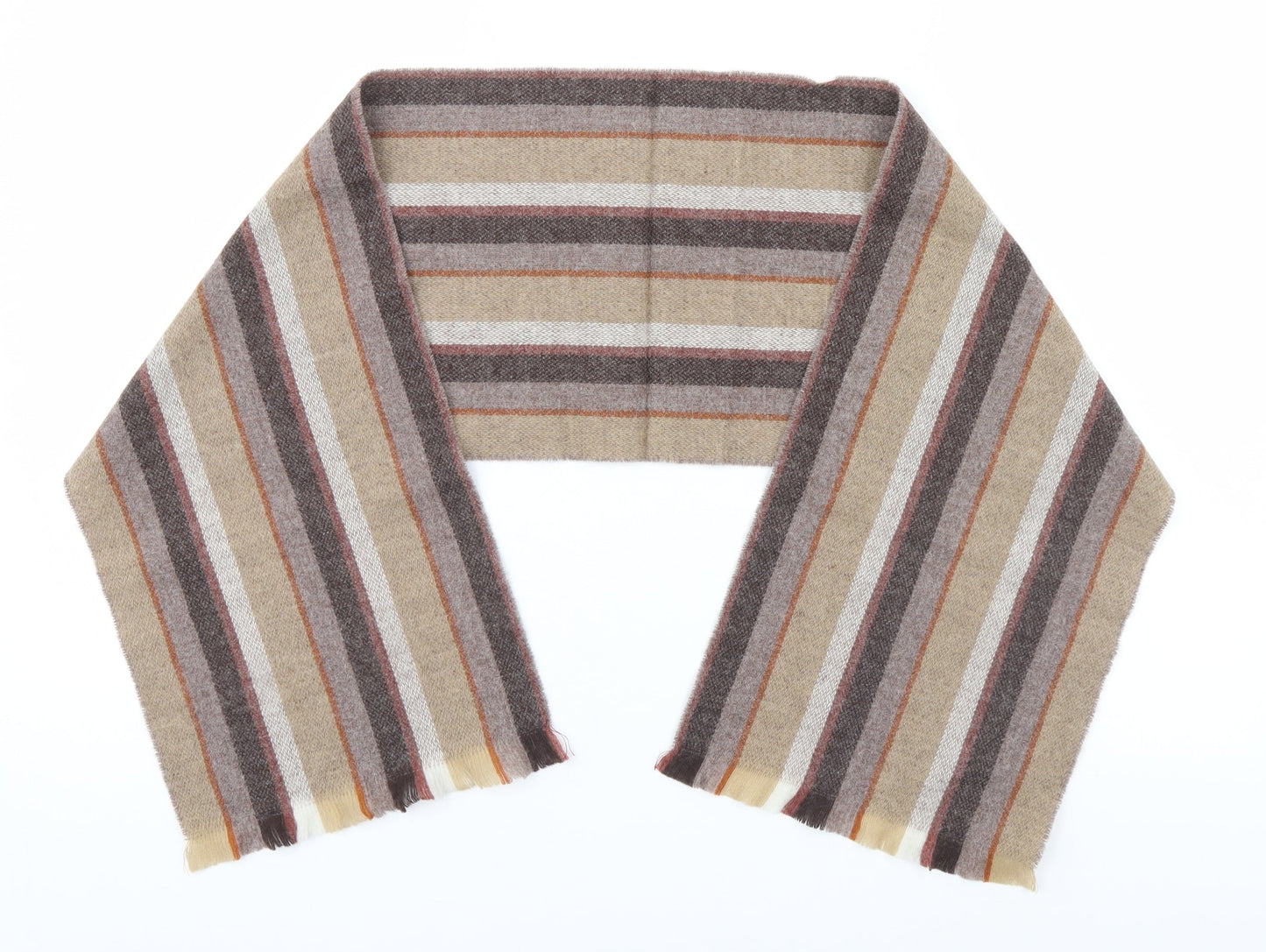 Keynote Unisex Brown Striped   Scarf