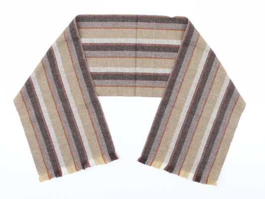 Keynote Unisex Brown Striped   Scarf