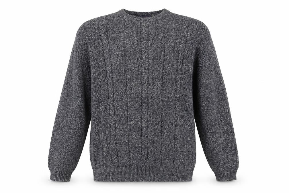 James Cowan Mens Grey   Pullover Jumper Size M