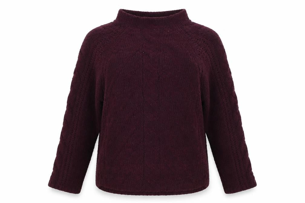 Marks & Spencer Womens Purple Striped  Pullover Jumper Size M