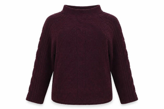 Marks & Spencer Womens Purple Striped  Pullover Jumper Size M