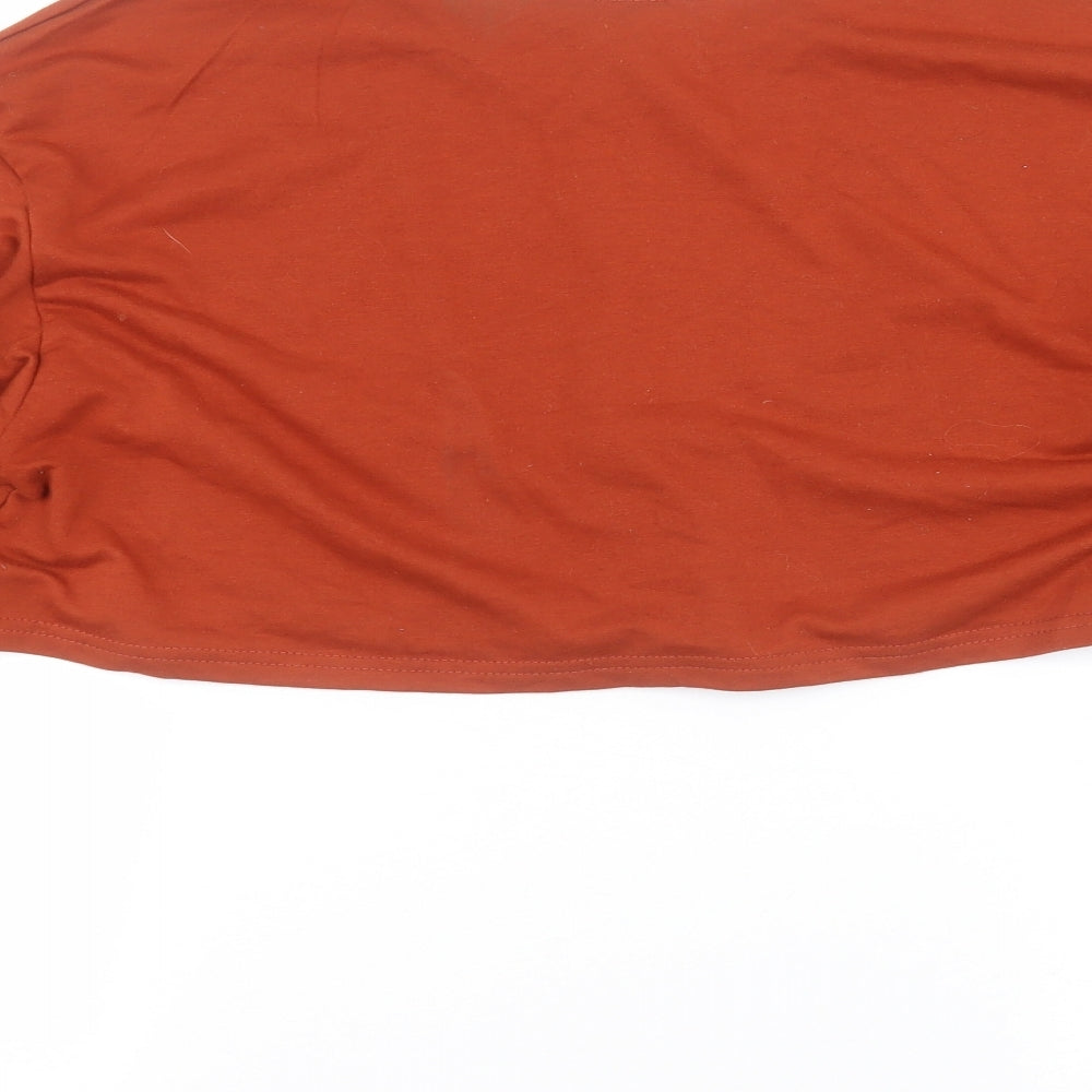 SheIn Womens Orange   Pullover Jumper Size S
