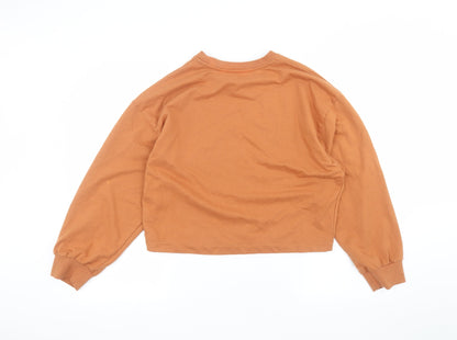 Tu Womens Orange   Pullover Jumper Size 14