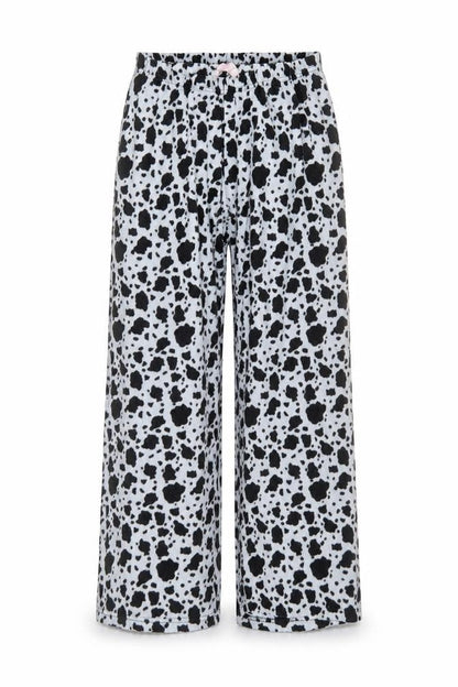 Secret Womens Blue Animal Print  Trousers  Size S L24 in